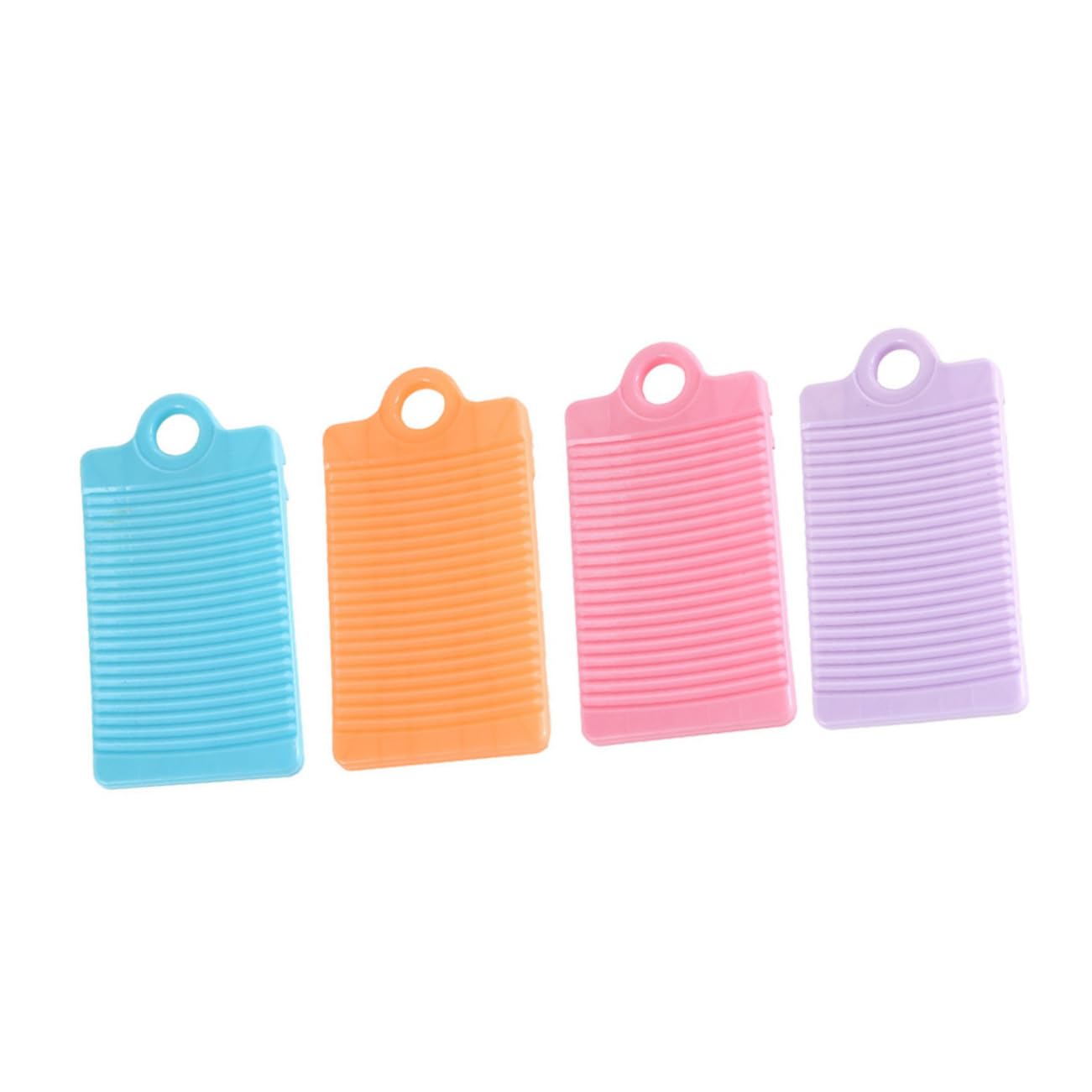 FOMIYES 4pcs Non- Thickened Washboards for Home Laundry Portable Clothes Washing Tool Wavy Lightweight Scrubbing Board for Efficient Cleaning