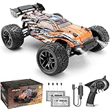 buggy rc electrique brushless 1/10eme 80 km/h 【Expérience de Course Réelle】 est un truggy tout-terrain de type hobby à l'échelle 1/18 avec Tout Roulement à Billes Scellé en Métal. Avec moteur puissant RC380, la vitesse maximale peut arriver jusqu'à 36 km/h，pour la voiture d'escalade peut fournir un couple de puissance élevé de manière significative, une vitesse élevée et un excellent contrôle permettent à ce RC Monster Truck vous apporte une véritable expérience de jeu de course et hors route.