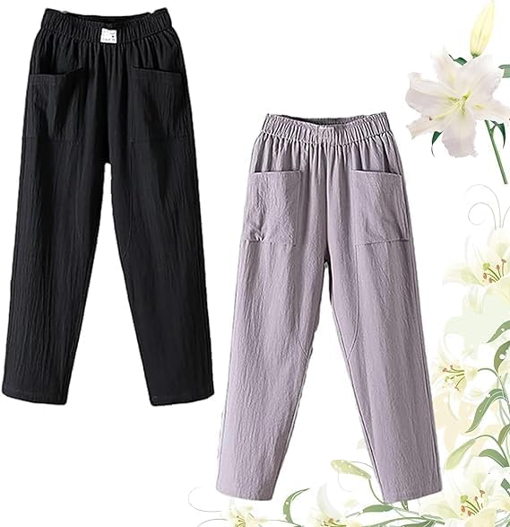 2PCS Women's Loose Pants, Awishday Pants Women, Awishday Loose Pants, Awishday Women's Loose Pants