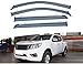 Produktbild YXCUIDP Windabweiser Regenabweiser für Nissan Navara NP300 D23 2017-2022, Windabweiser vorne und hinten, Sonnenblenden, Regenschutz, Windschutz