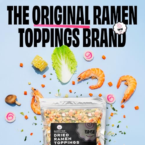 The Ramen Bae - Veggie Mix, Dried Ramen Toppings - Ramen Toppers - 14 oz.