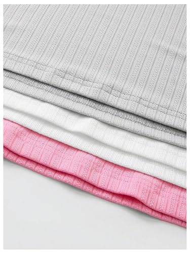 Image of SOLY HUX Women's 3 Packs Nightgowns Soft Sexy Lace Trim Sleep Dress Chemise Pajamas Sleepwear Cami Mini Slip Dresses