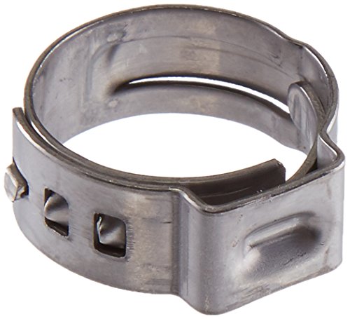 Oetiker 16700014 Stepless Ear Clamp, One Ear, Clamp ID Range 12.3 mm (Closed) - 14.8 mm (Open) (Pack of 50)