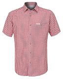 Stockerpoint Herren Renko3 Trachtenhemd, rot, M