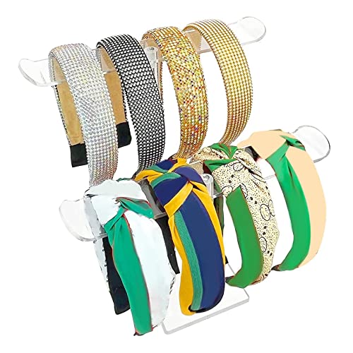 myaddiction Acrylic Headband Holder Hairband Display Stand Protection Durable for Watch 2 Tier