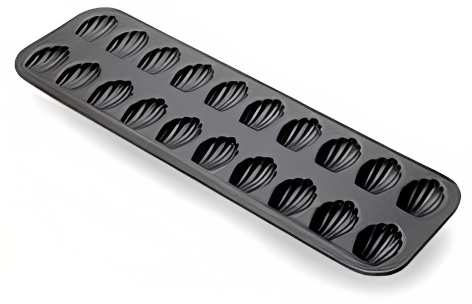 BAKING SET Shell Mini Classic French Non Stick 20 Cavity Madeleine pan Shell Cookies Mould