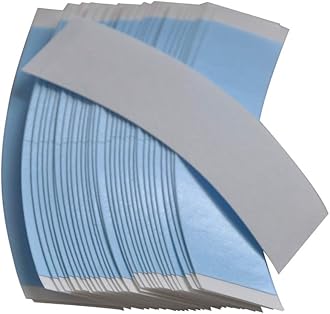 36pcs Blue Double Sided Waterproof Lace Wigs Adhesive Tape Strips for Lace Front Wig Toupee