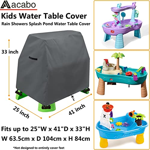 image for Aacabo Kids Water Table Cover Fit Step2 Rain Showers Splash Pond Water