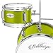 Ashthorpe 3-Piece Complete Kid's Junior Drum Set - Children's Beginner Kit with 14