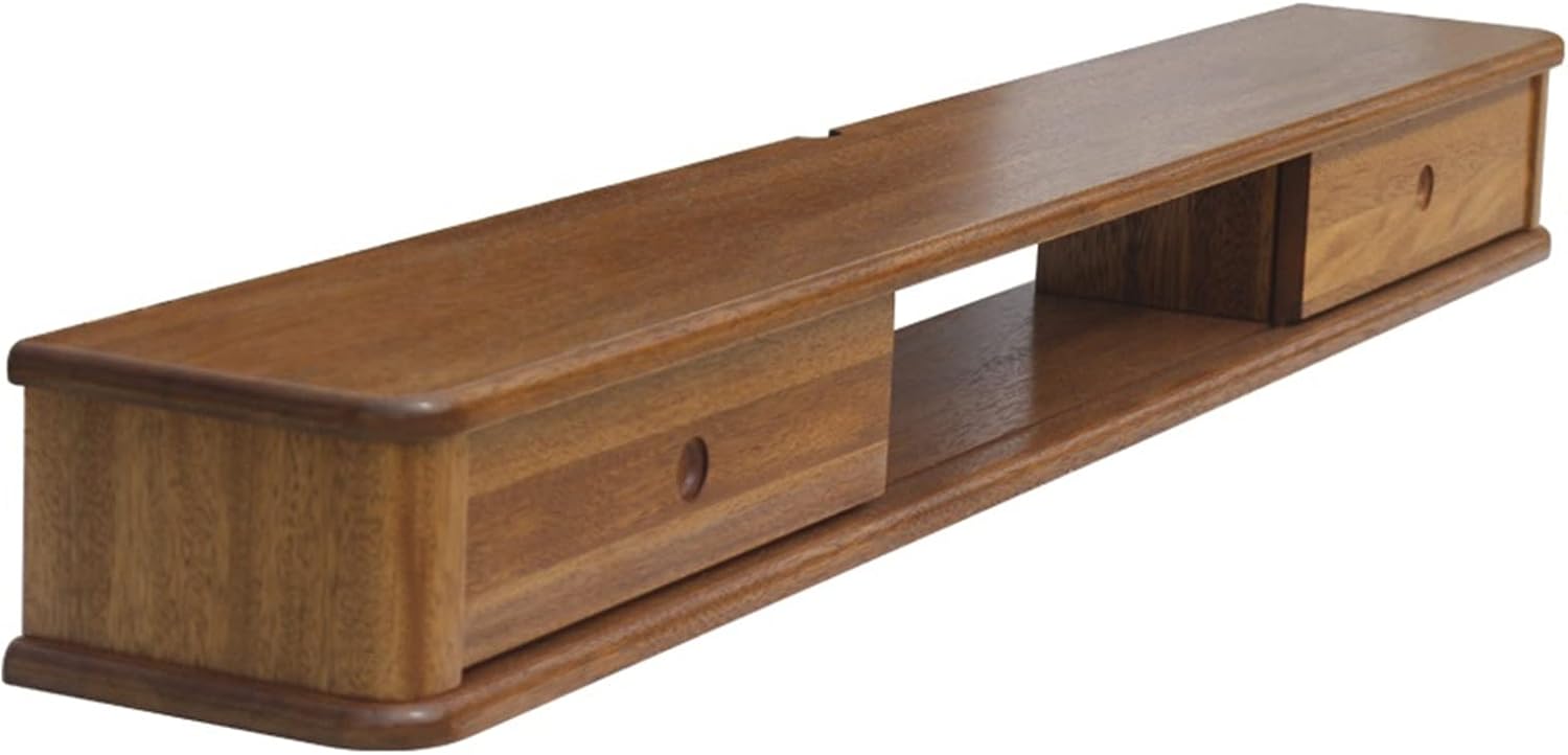 Floating TV Stand Entertainment Shelf Solid Wood 39.3/47.2/55.1 Inch
