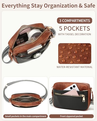 Crossbody Bags for Women Purse, Vegan Leather Small Handbags Cross Body Shoulder Bag, Birthday Gifts for Women4