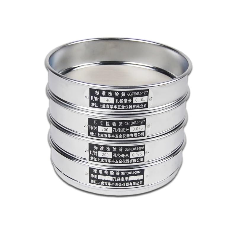 Tamis 100 mesh 0.15mm cadre chromé pour éliminer les impuretés de test