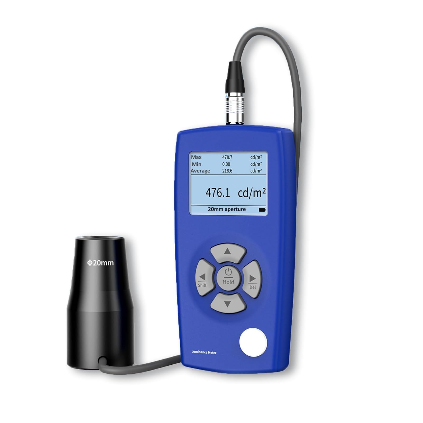 Luxmètre pour écrans HDR et projecteurs : analyseur de scintillement numérique avec sondes 10/20mm