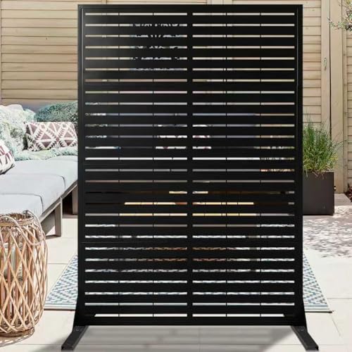 Metal Privacy Screen with Stand 72