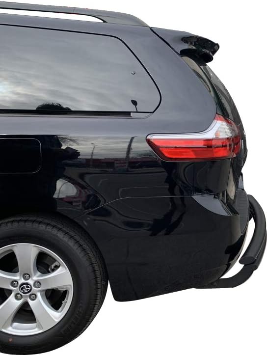 VANGUARD VGRBG-1352-1118BK Black Powdercoat Double Layer Rear Bumper Guard | Compatible with 04-20 Toyota Sienna