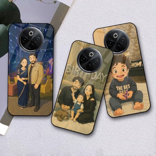 Image of COLORflow Back Cover Compatible with Vivo T4 5G / Y300 Pro 5G / iQOO Z10 5G | Ghibli Studio Style Customized | Shockproof TPU Bumper with Camera Protection Back Cover