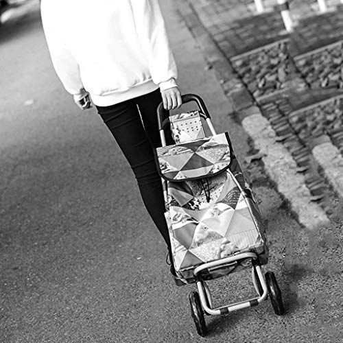 Einkaufswagen Einkaufswagen Tragbarer Einkaufswagen Zusammenklappbarer Einkaufswagen Lebensmittel Einkaufswagen… – Bild 5