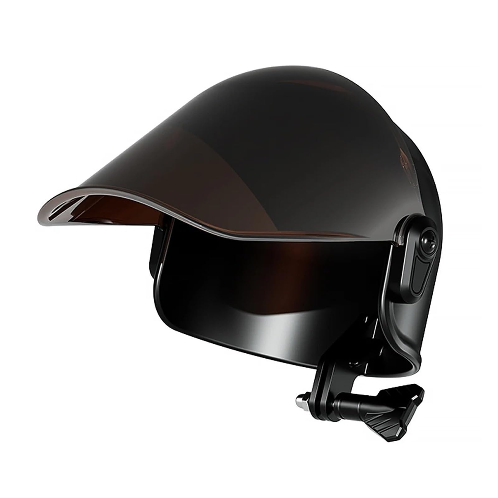 Pare-Soleil Pour Téléphone Moto - Support Unique Style Casque Avec Protection Pluie Et Visibilité Optimale