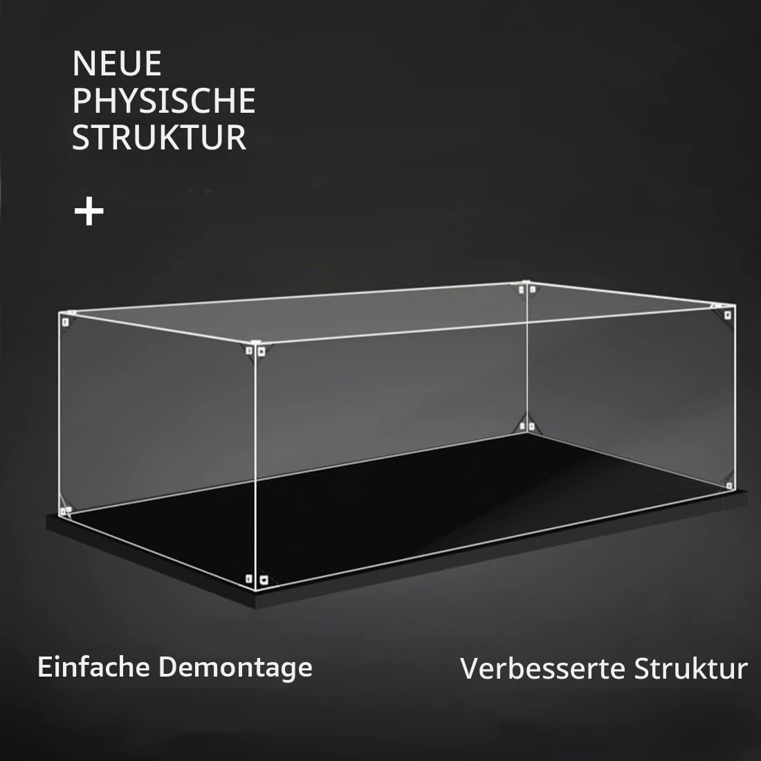 Havefun Acryl Vitrine Kompatibel Mit Lego 42141 Mclaren Formel 1 Rennwagen, Schaukasten Showcase Staubdichte Display Case für Lego 42141 - Nicht Enthalten Modellbausatz