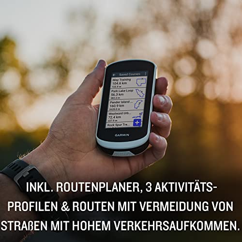 Garmin Edge Explore 2 - GPS-Fahrradnavi für Tourenradfahrende & E-Bikende, 3' Touchdisplay,...