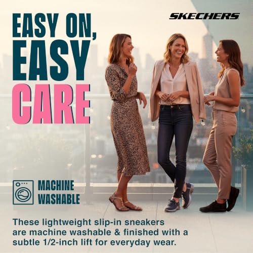 Image of Skechers Women's Graceful - First Crush Hands Free Slip-Ins | Modern Comfort Casual, Slip-ins, Air-Cooled Memory Foam, Machine Washable, Vegan
