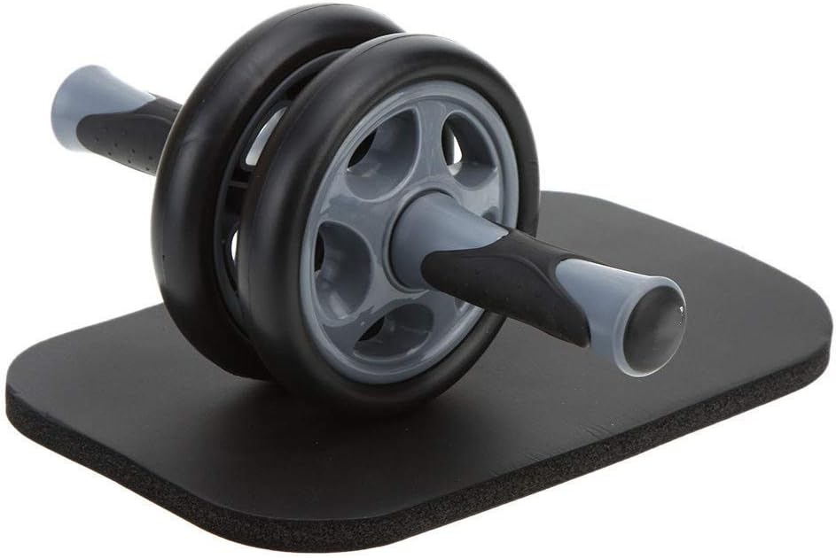 ZOUJUN Abdominal Wheel，Exercise Abdominal Exerciser AB Wheel Roller Kit Knee Pad - Perfect Abdominal Core Carver Fitness Workout for Abs - With Workout Guide (Color : Black)