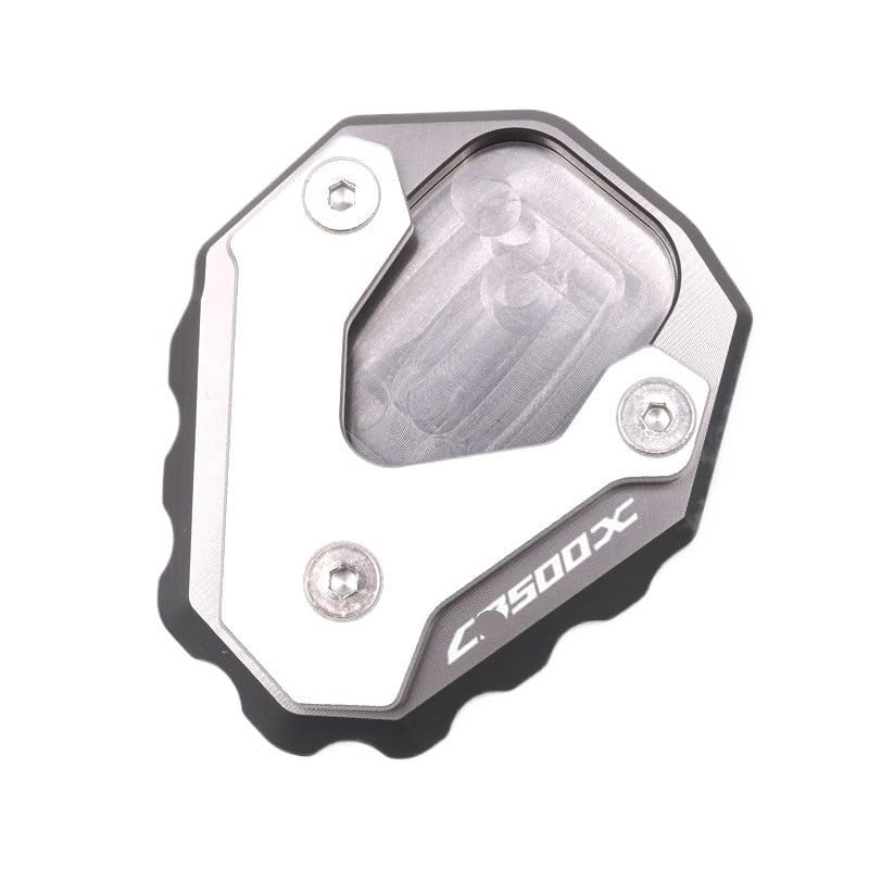 Plaque support agrandie CB500X 2019-2023 béquille coussin CNC moto