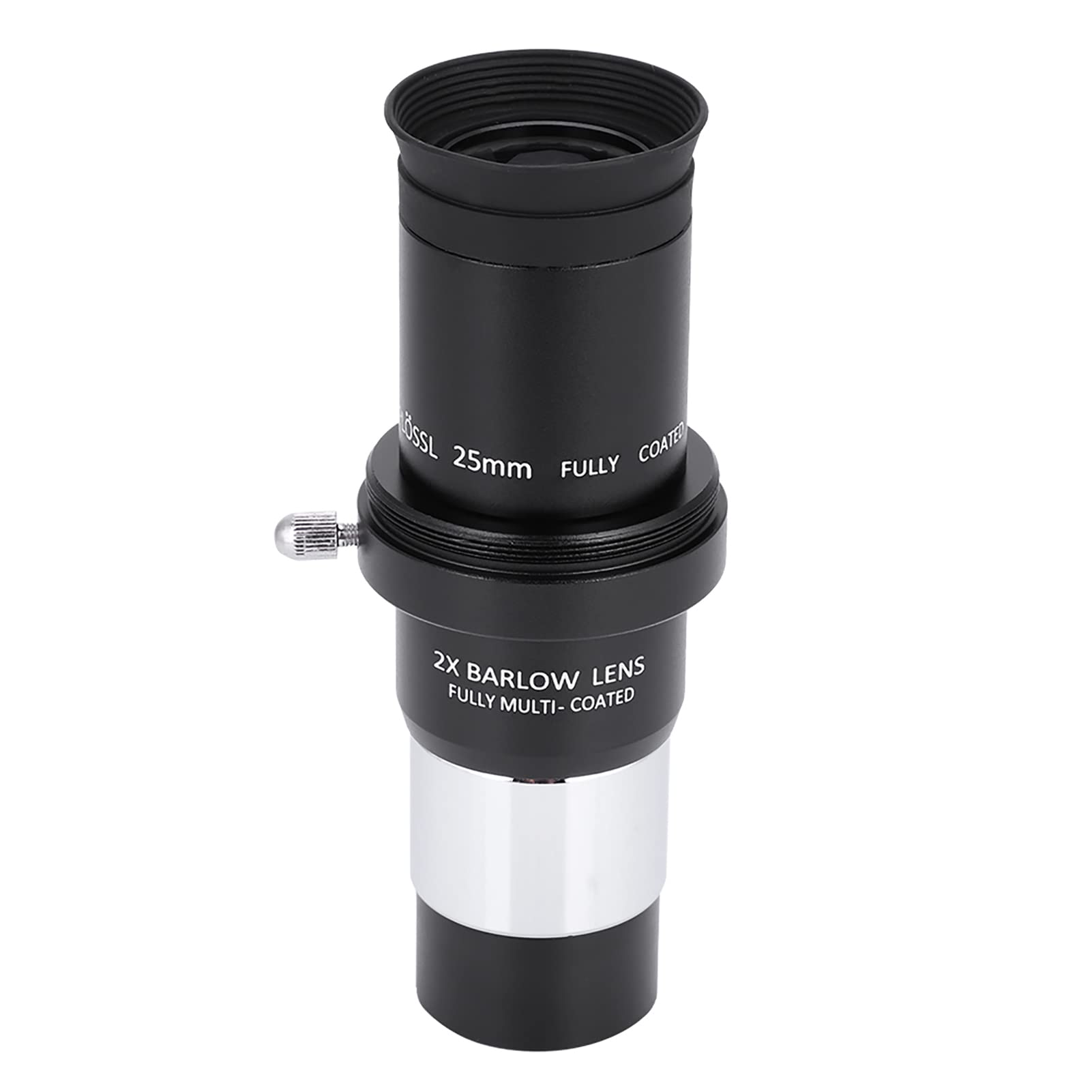 Zestaw akcesoriów astronomicznych 3,2 cm Plossl Teleskop Zestaw Okularów 10 mm 2 soczewki astronomiczne Barlowa 63,5 cm z adapterem T, soczewki okularowe astronomia + soczewki teleskopowe