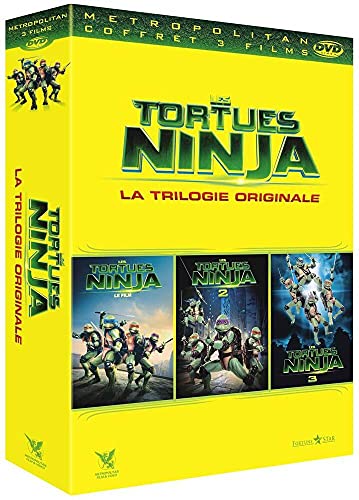 Photo de COFFRET LES TORTUES NINJA - LA TRILOGIE ORIGINALE - Le Film + Le Secret de la Mutation + Les Tortues Ninja 3 : Nouvelle génération - DVD