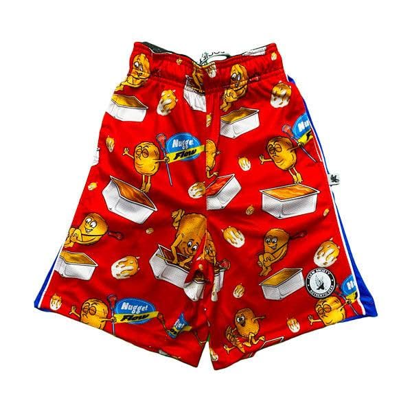 Flow Society Nugget Flow Boys Athletic Shorts Red