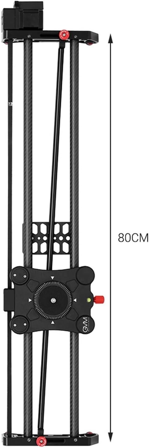 Time Lapse Camera Outdoor 80cm Studio Camera Slider Track Dolly Video Stabilizer Rail Carbon Fiber 120 Degree Panoramic Shooting Auto-Cycle Time-Lapse