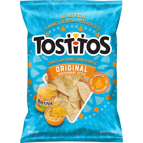 Tostitos Tortilla Chips, Original Restaurant Style, 12oz Bag