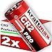 Produktbild 2er Pack CR2 Lithium Hochleistungs- Batterie für professionelle Anwendungen - Neueste Generation