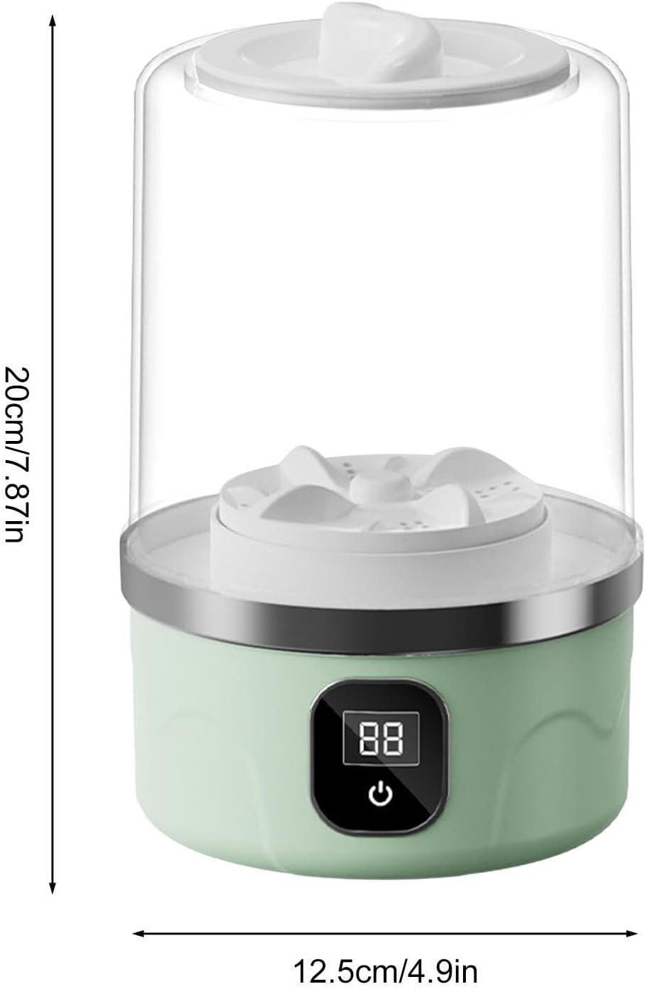 Underwear Washing Machine | Portable Washer Machine for Clothing | 3000mAh High-Capacity Battery Compact Clothes Appliance for Socks Towels