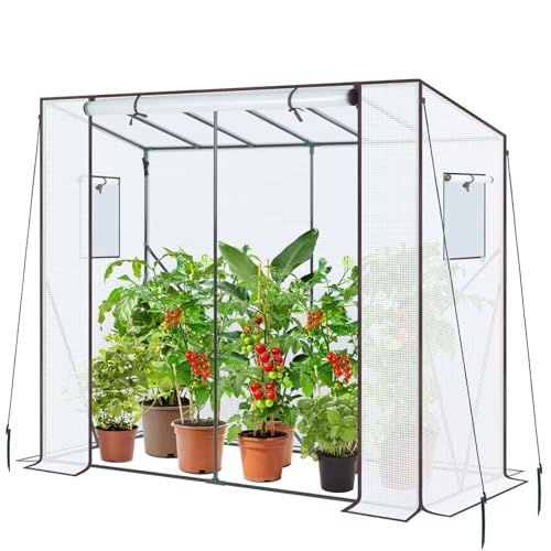 Ohuhu Tomato Greenhouse for Outdoors: Portable Lean to...