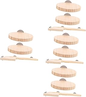 BESTOYARD 4 Conjuntos De Suporte Para Gaiola De Pássaro Poleiro De Papagaio Gaiola Grande Para Hamster Jaula Para Hamster Placa De Escalada Para Hamster Gaiola De Viagem Pequena Pedal