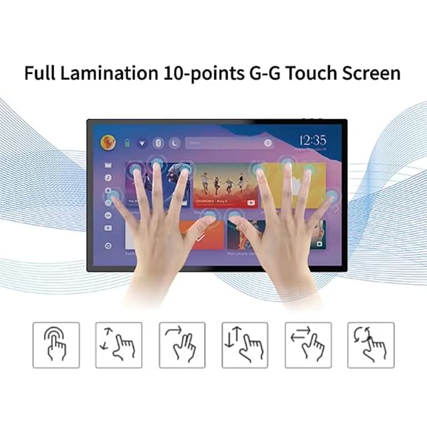Slim Edge 15.6 inch Android 14 RK3576S Octa-core Digital Signage, Wall Mount 1080P IPS Touch Screen Tablet with POE, 4G+64G, Smart Home Control Panel Surveillance Monitor (NO Battery NO Camera) by JEESTON - Image 5