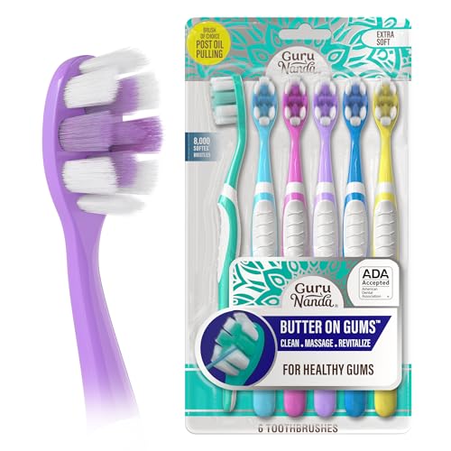 GuruNanda Butter On Gums Toothbrush, ADA Accepted...