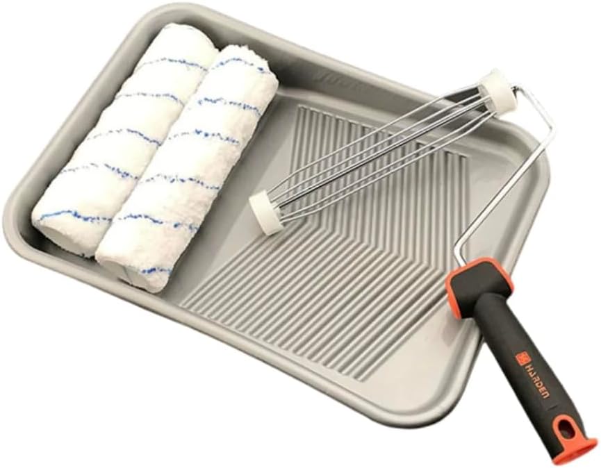 Edward Tools Large 9” Paint Roller Brush Set Pro Grade Two 9” Roller