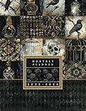 Gothic Monthly Planner 2025-2026: Goth Themed Calendar Agenda For Productivity and Organization; 8.5 x 11'