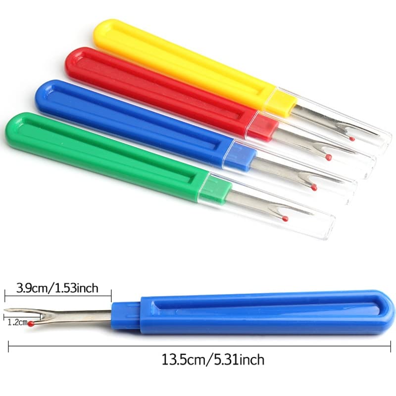Large Sewing Seam Rippers, Ergonomic Grip Stitch Unpicker, Handy Sewing Seam Thread Remover for Sewing Crafting Removing Hems &