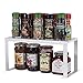 1 Cream White Metal Kitchen Cabinet and Counter Top Organizer Shelf, 13 inch Wide 5 inch deep
