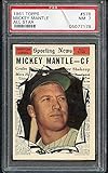 1961 Topps #578 Mickey Mantle A.S. Yankees PSA 7 NM 402568 Kit Young Cards