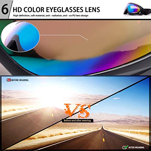 Smallspark WZRHMJ Ski Goggles Snow Snowboard Goggles For Men Women Youth Outdoor Uv Protection Windproof Dustproof  thumb #5