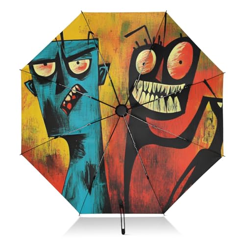 Parapluie anti retournement et anti UV contre les intempéries soudaines