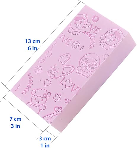 Miniatura 7 de Nado Care Esponja exfoliante de baño, exfoliante de spa, esponja de ducha corporal de baño, removedor de esponja de piel muerta para adultos, bebés,