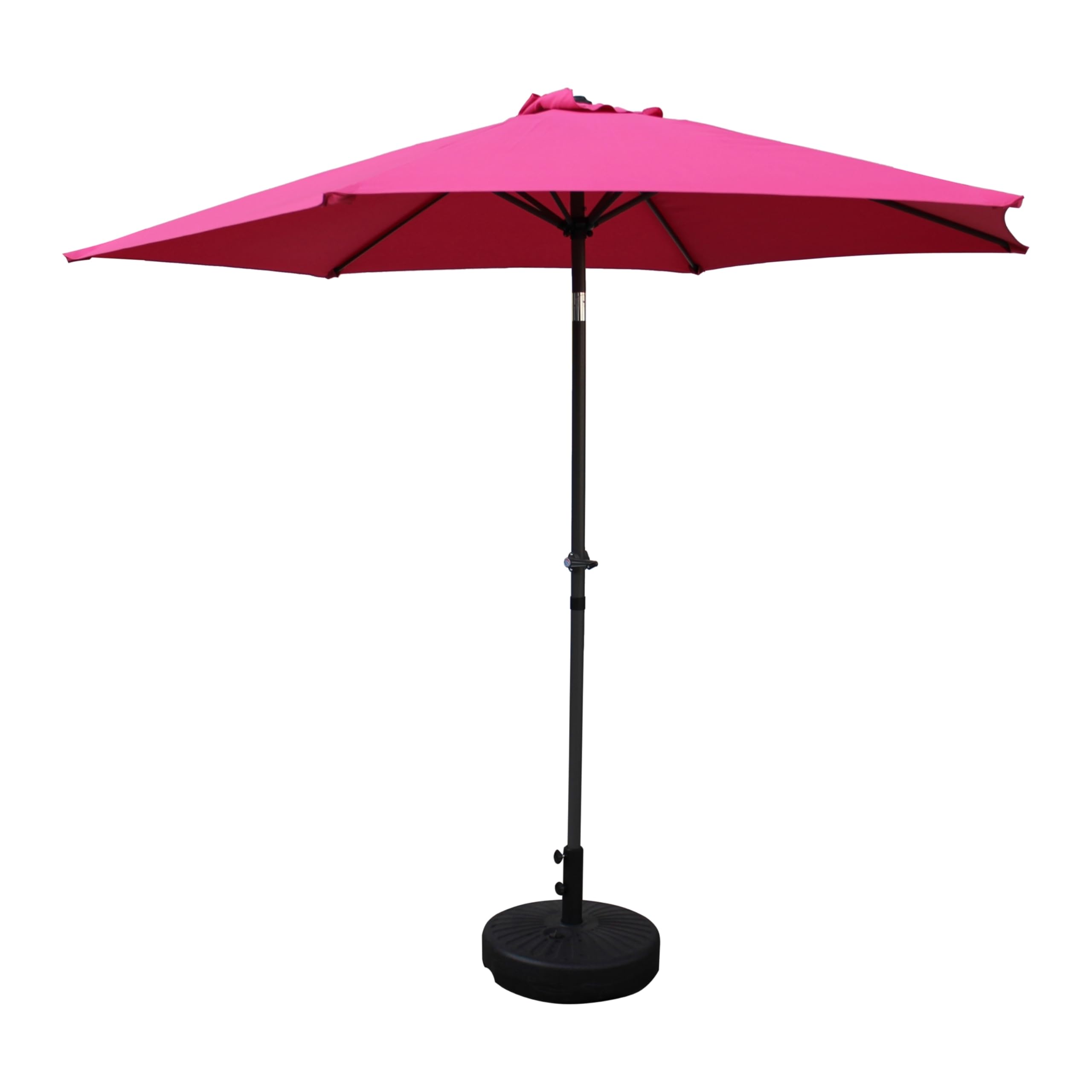International Caravan St. Kitts 9-foot Aluminum Patio Market Umbrella Bery Berry
