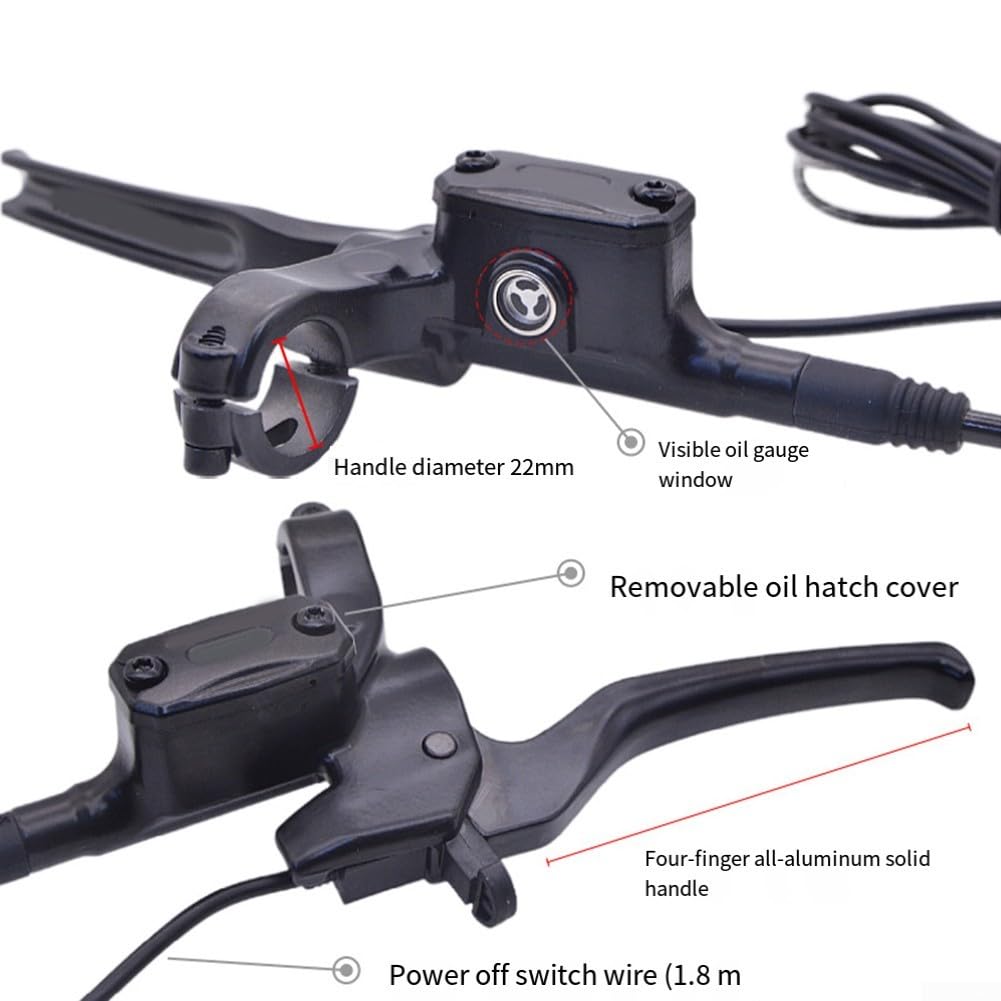 Pompe De Frein Hydraulique Gauche Pour Vélo Électrique - Levier Frein à Disque Puissant Et Fiable
