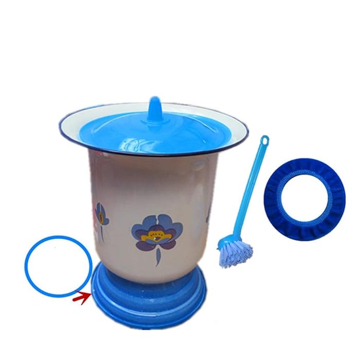 Buy Cxcdxd Ceramics，Chamber Pot with Lid Toilet Portable Toilets Bedpan