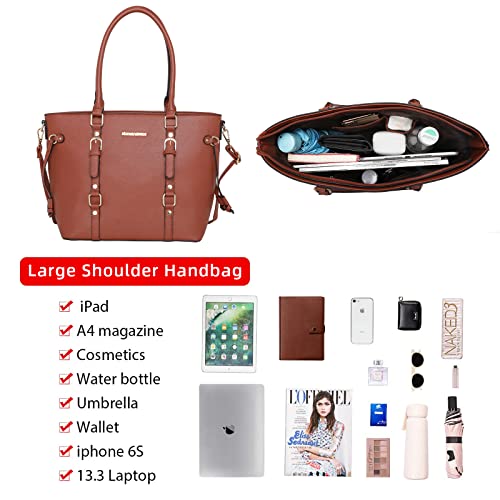 Image of Montana West 3PCS Purses for Women Tote Bag and Wallet Set Shoulder Satchel Handbags